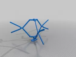 My Customized The spider spool (collapsible parametric filament reel holder)