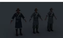 Naxi man 3D model