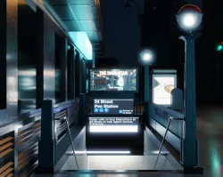 New York City Subway - Penn Station Metro 3D model