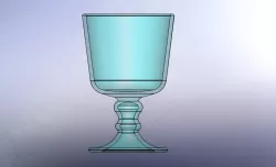old drinking glas