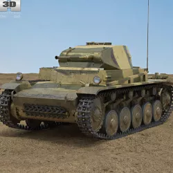 Panzer II 3D model