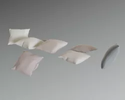 Pillow collection - 8 Pillows 3D model