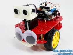Ping Sensor Servo Mount for 4-pin Ultra Sonic Sensor from SainSmart.