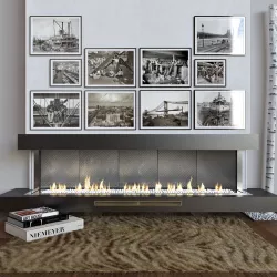 PLANIKA Valentino CS 01 with ANIMATED FIRE 3D model
