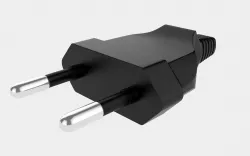 Power Cable 2-pin Plug 3D model