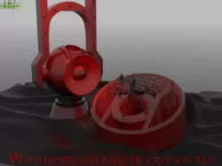 Red Lantern Corps Ring and Lantern