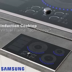 Samsung Induction Cooktop  with Virtual Flame Technology 3D model