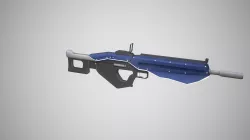 Sci Fi Rifle m1 Low-poly  3D model