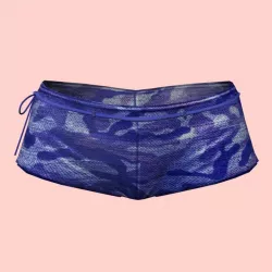 Sexy Blue Army Shorts  Low-poly  3D model