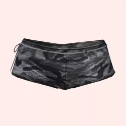 Sexy Gray Army Shorts Low-poly  3D model