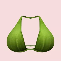 Sexy Green Bra 01 Low-poly  3D model