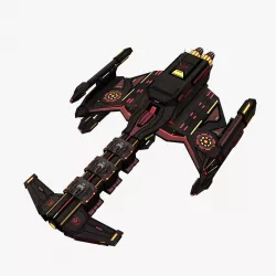Spaceship EVO Low-poly  3D model