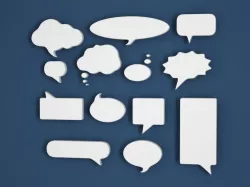 Speech Bubble Set  3D model