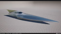 Star Wars H-type Nubian yacht Low-poly  3D model