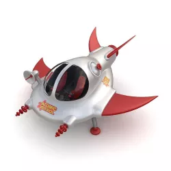 Toy space ship 02 3D model
