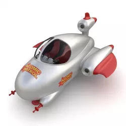 Toy space ship 03 3D model