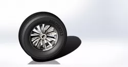 Wheel assembly 295/75