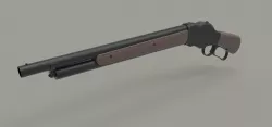 Winchester shotgun model 1887 3D model