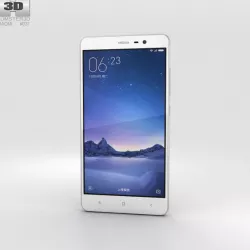 Xiaomi Redmi Note 3 Silver 3D model