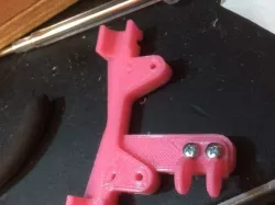 zip tie y-bearing holder for wire chain