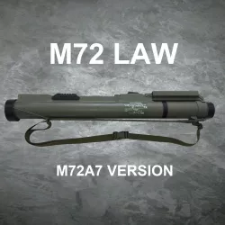 1:1 M72 LAW (M72A7 VERSION) LIGHT ANTI-TANK WEAPON PROP