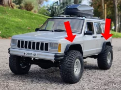 1/10 Bushwacker Fender Flare for Jeep Cherokee XJ / Comanche Hard Body