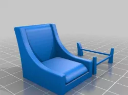 1:24 Modern Slipper Chair