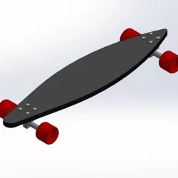1/24 Scale Longboard (Pintail)
