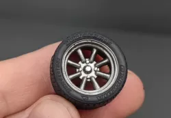 1/24 Scale WATANABE rims HAKOSUKA ( TAMIYA ) - [1/10 - 1/18 - 1/24 - 1/32 - 1/64 ADJUSTABLE]