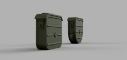 1/35 SOVIET MAXIM and dp27 AMMO BOXes