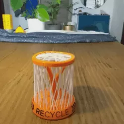 3D RUBBER BAND PEN HOLDER - (Mask recycling)