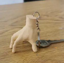Addams Crazy Fingers Halloween Key Chain