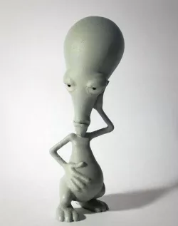 Alien figurine