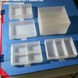 (Another) Parametric 3 Drawer Box
