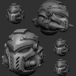 Armored Knight Heads
