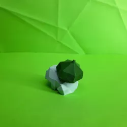 Bulbasaur Low Poly Pokemon