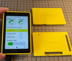 Case (case w. door) for *WT32-SC01* by wireless-tag an (ESP32 Development board with a 3.5" color touch screen)