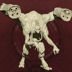 (Centauri) Furies Horde Berserker - Attack Pose