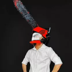 Chainsaw Man Helmet - Denji Cosplay