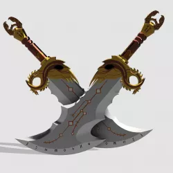 Chaos Swords from God of War
