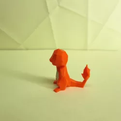 Charmander Low Poly Pokemon