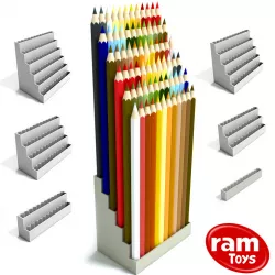 COLORED PENCIL HOLDERS 12-24-36-48-60-72 PIECES