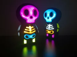 Cute Skull battery holder
