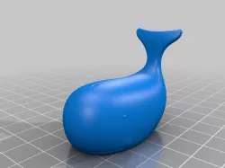 Cute Whale Easier Print