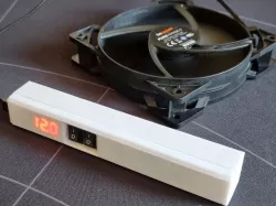 DeskFan | Portable power supply for 3pin pc fans | Li-on 18650