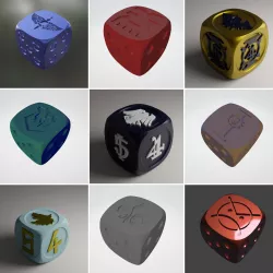 Dice For War Hammer tabletop - compilation