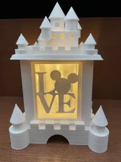 Disney Castle Holiday Tealight Lantern