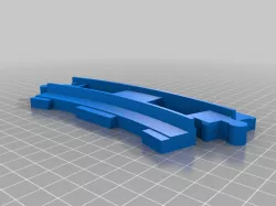 Duplo curved rail no support