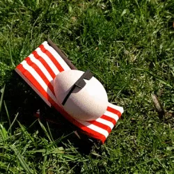 Easter egg spray paint stencils
