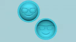 Emoji 06 Sunglass - Molding Arrangement EVA Foam Craft
